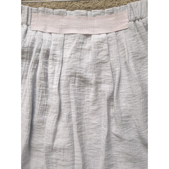 BCBG Maxazria Mini Bubble Skirt SM Womens Soft Blue High Waist Pleated W/Pockets - Picture 3 of 10